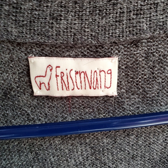 Frisenvang 100% Alpaca Grey Long Cardigan size Small - Picture 2 of 8